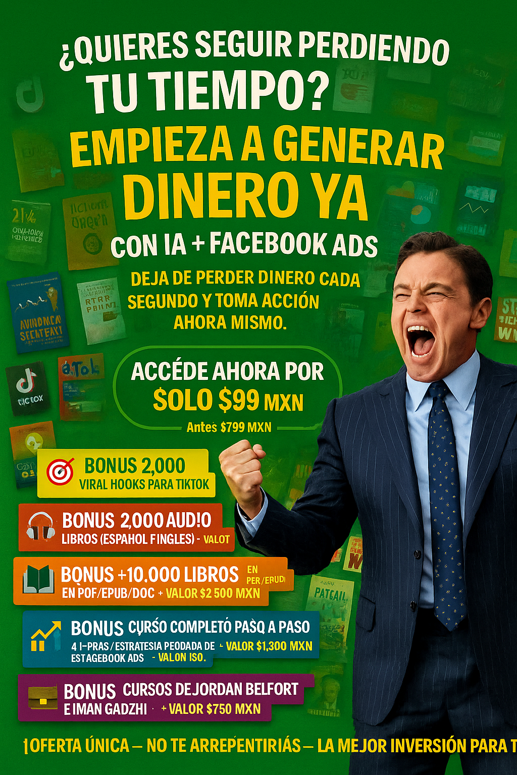 IA + Facebook Ads — Paquete $99 MXN